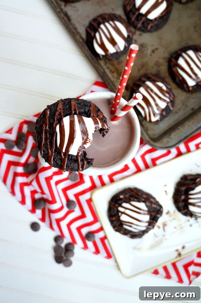 hot cocoa cookies | The Baking Fairy